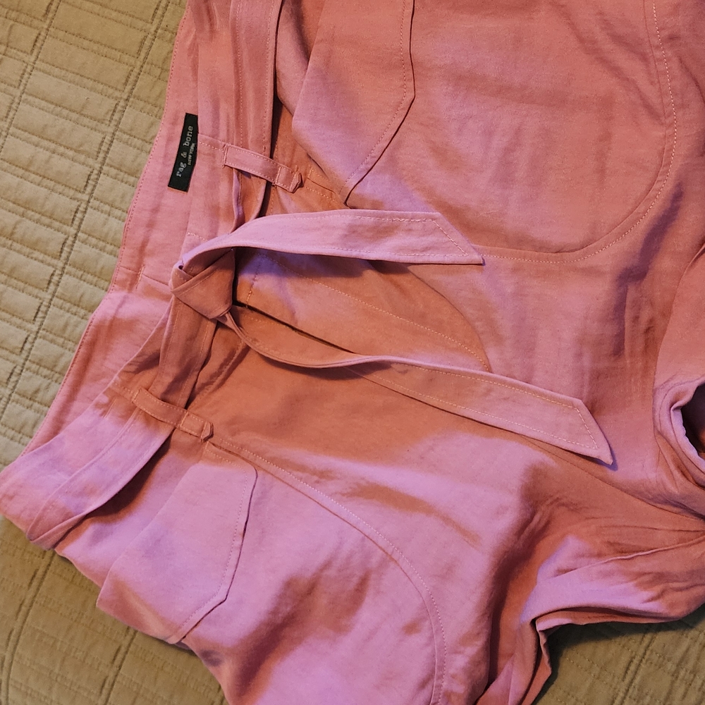 Rag & Bone Pink Blazer and Short Set | Margot Sleeveless - Picture 4 of 5